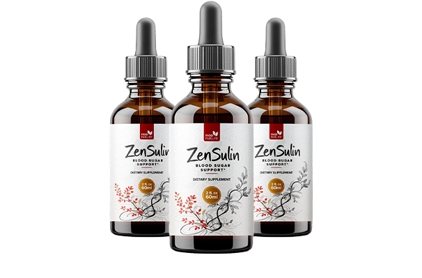 ZenSulin Advanced Blood Sugar Support Supplement Bottles for Metabolic Balance & Energy